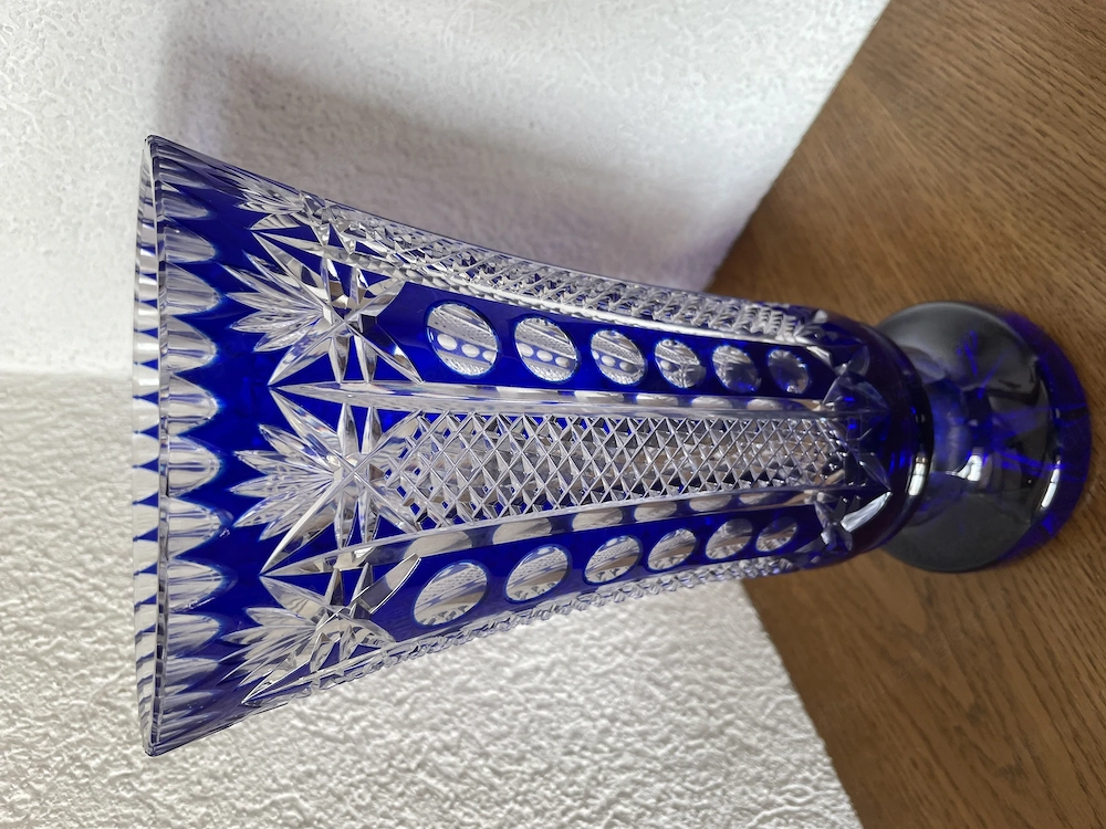 Blumenvase aus Bleikristall 
