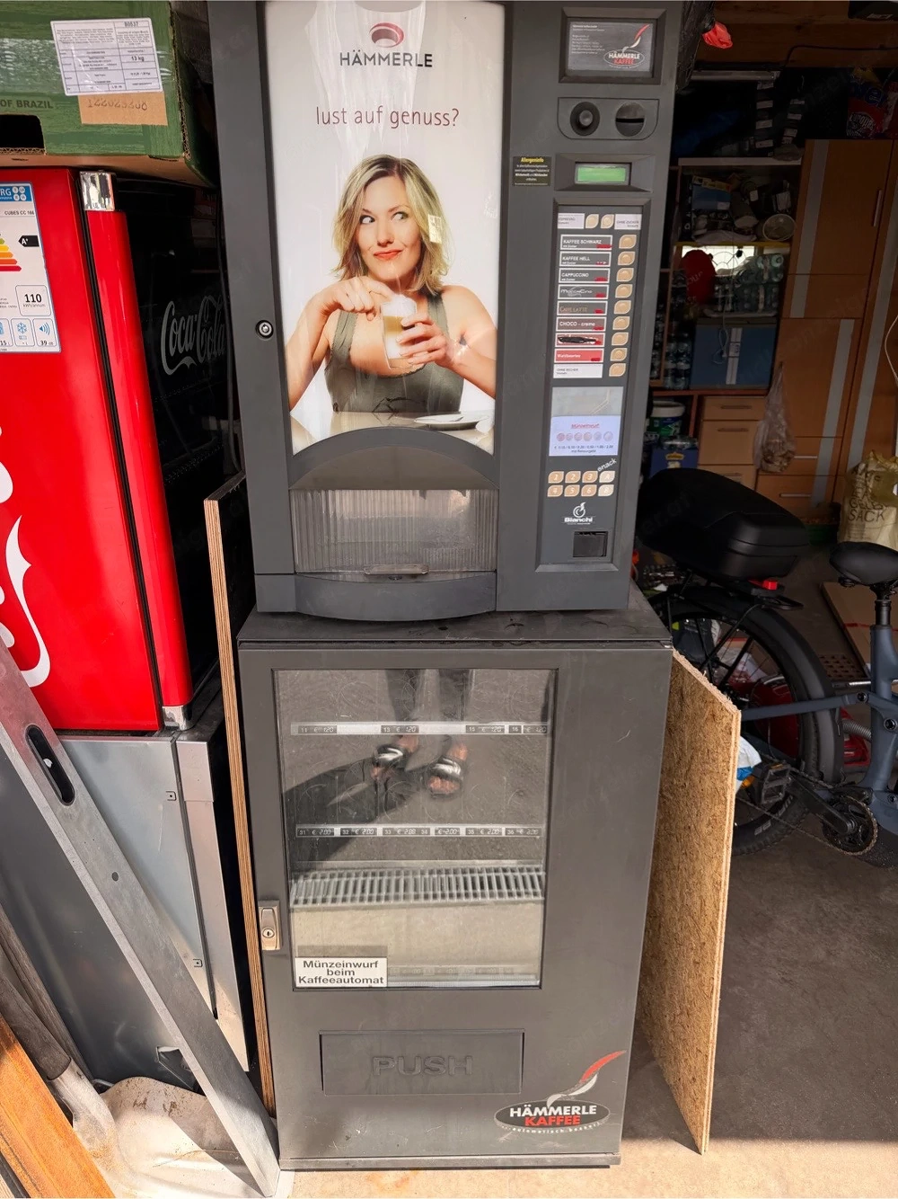 Hämmerle Kaffeeautomat mit Münzeinwurf