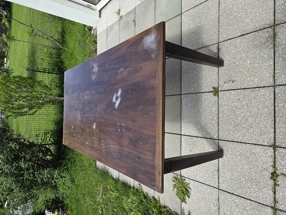 Stabiler Vintage Tisch aus Holz 180x90x79 cm