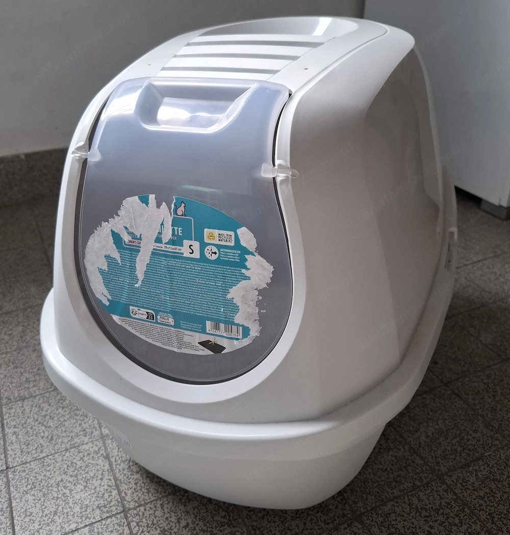 Katzentransportbox und Katzentoilette