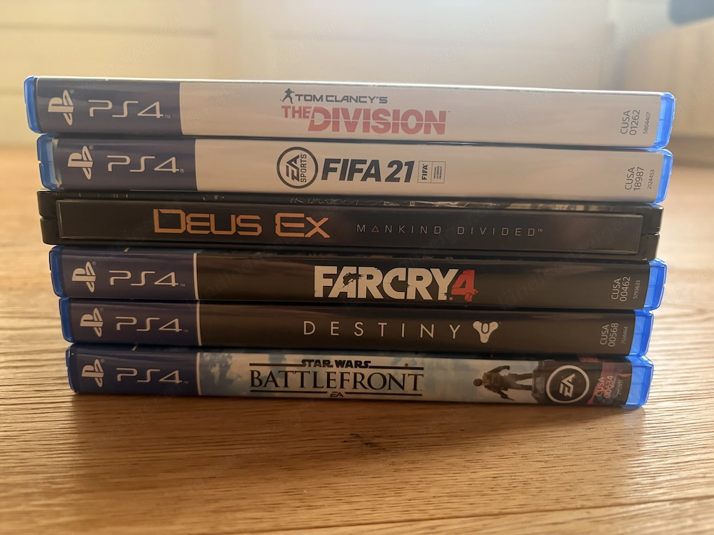 PS4 Spiele Paket   Far Cry 4, FIFA 21, Destiny uvm.
