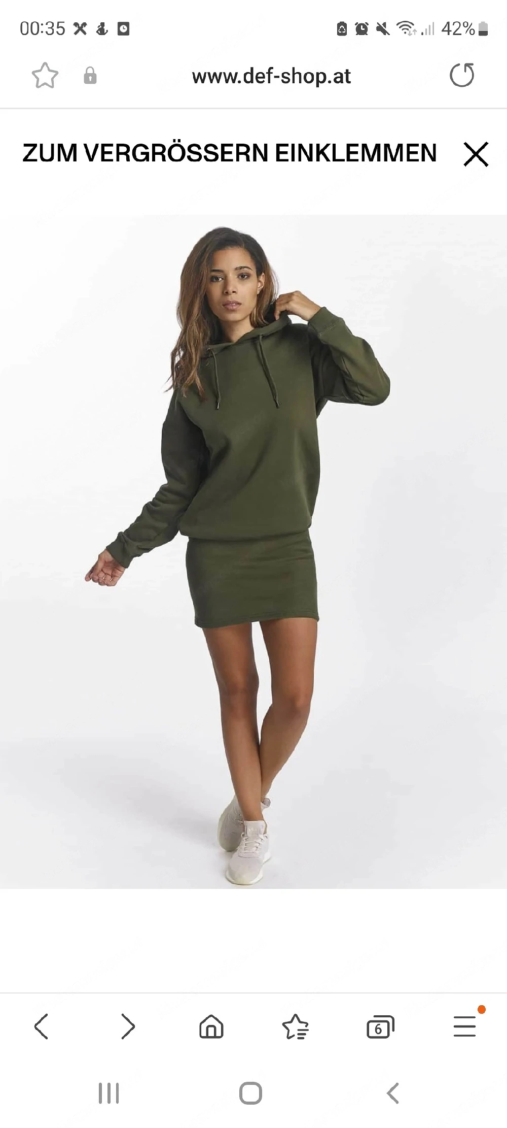 Hoodie Kleid