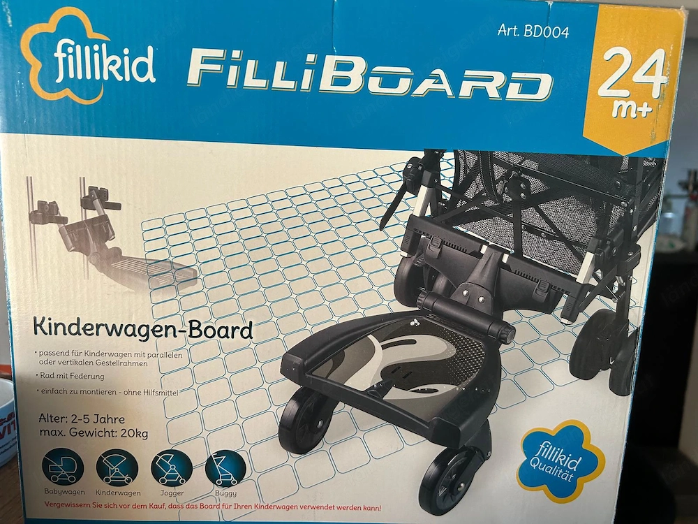 Fillikid | Buggy-Board Filliboard 180  für Kinderwagen