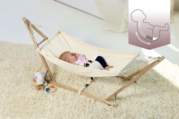 Babyhängematte Amazonas Koala inkl. Holzgestell + Hängematteinlage