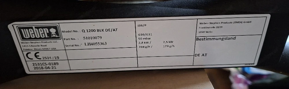 Weber Gasgrill