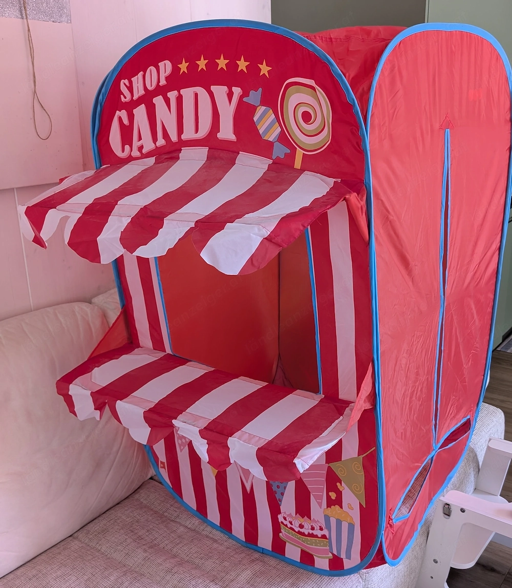 Spielzelt Candy Shop Süßigkeitenladen Spielhaus
