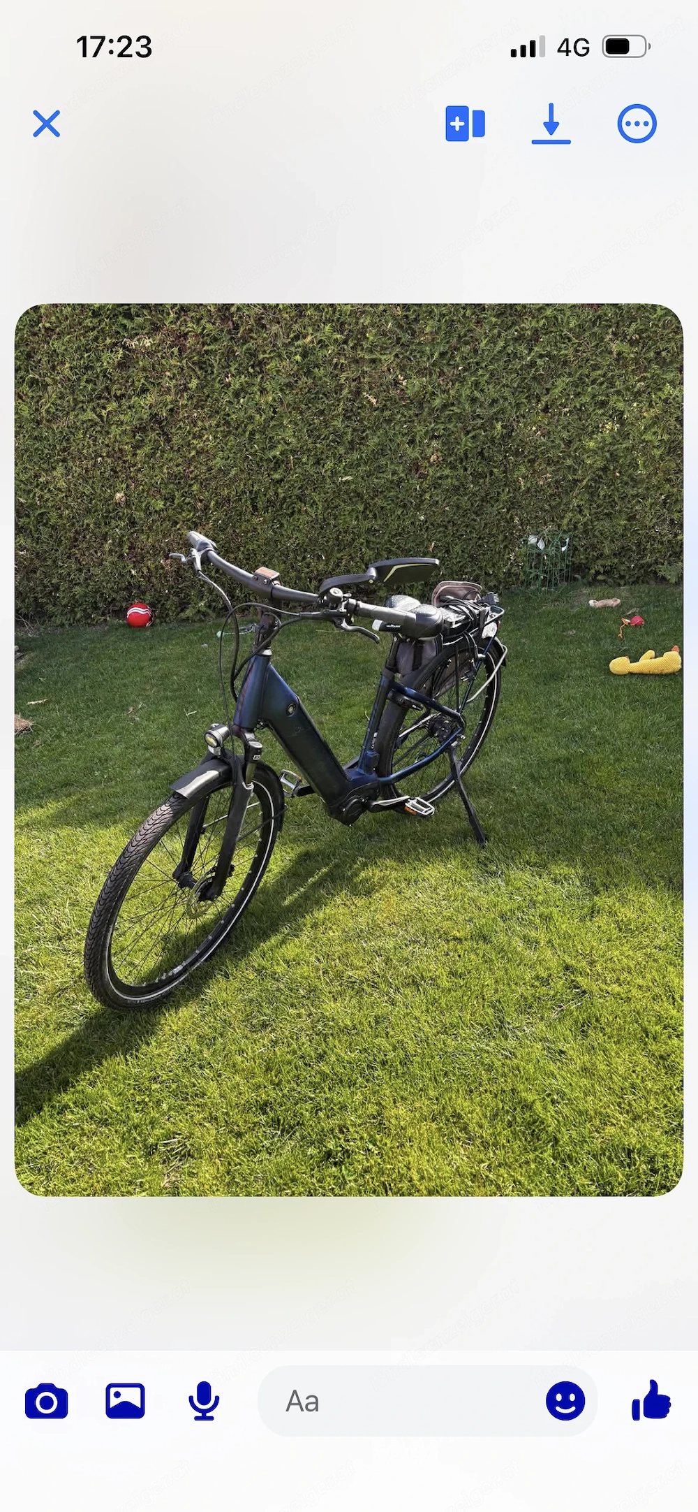Damen fahrrad Giant farbe Blau zu verkaufen  
