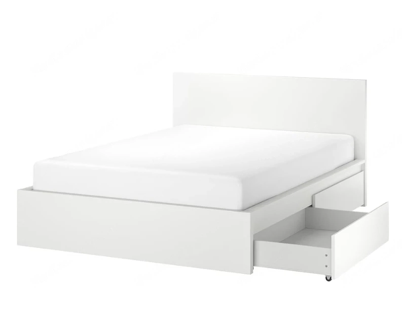 Ikea Malm Bett mit 2 Schubladen