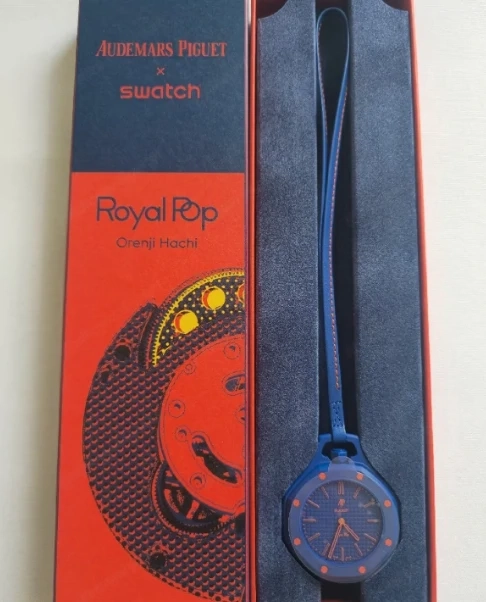 Swatch x Audemars Piguet Royal Pop Watch-Blue Orenji Hachi-Design