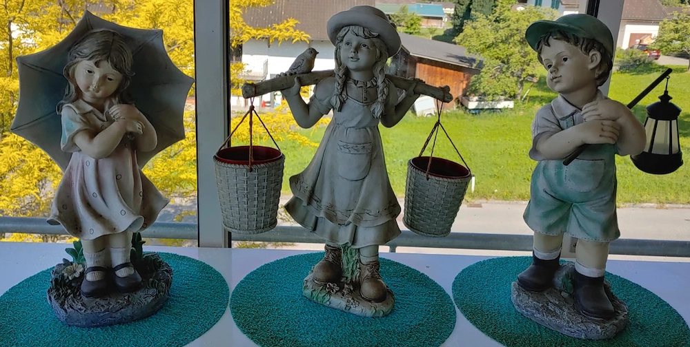 Verkaufe Gartenfiguren Wetterfest