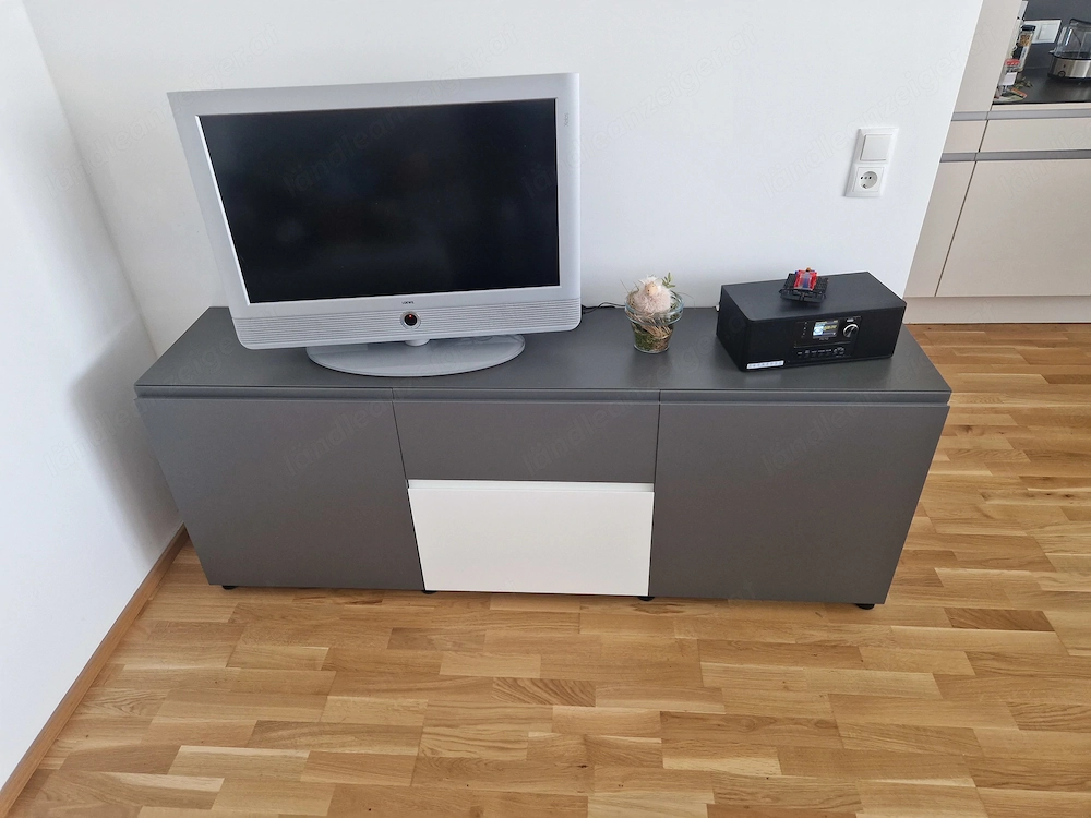 IKEA BEST  TV-Bank 180 cm | Grau | viel Stauraum | neuwertig