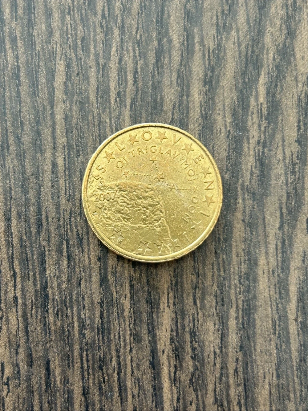 50 Cent Umlaufmünze Slowenien 2007