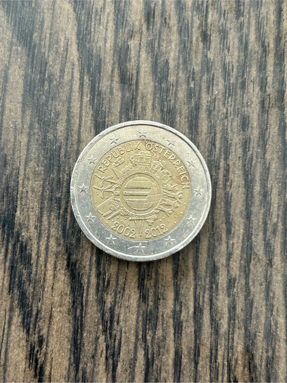 2 Euro Umlaufmünze Österreich 2012