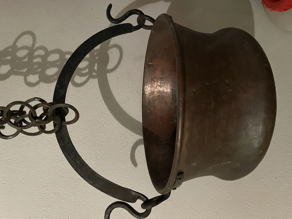 Kupferkessel zum Aufhängen 