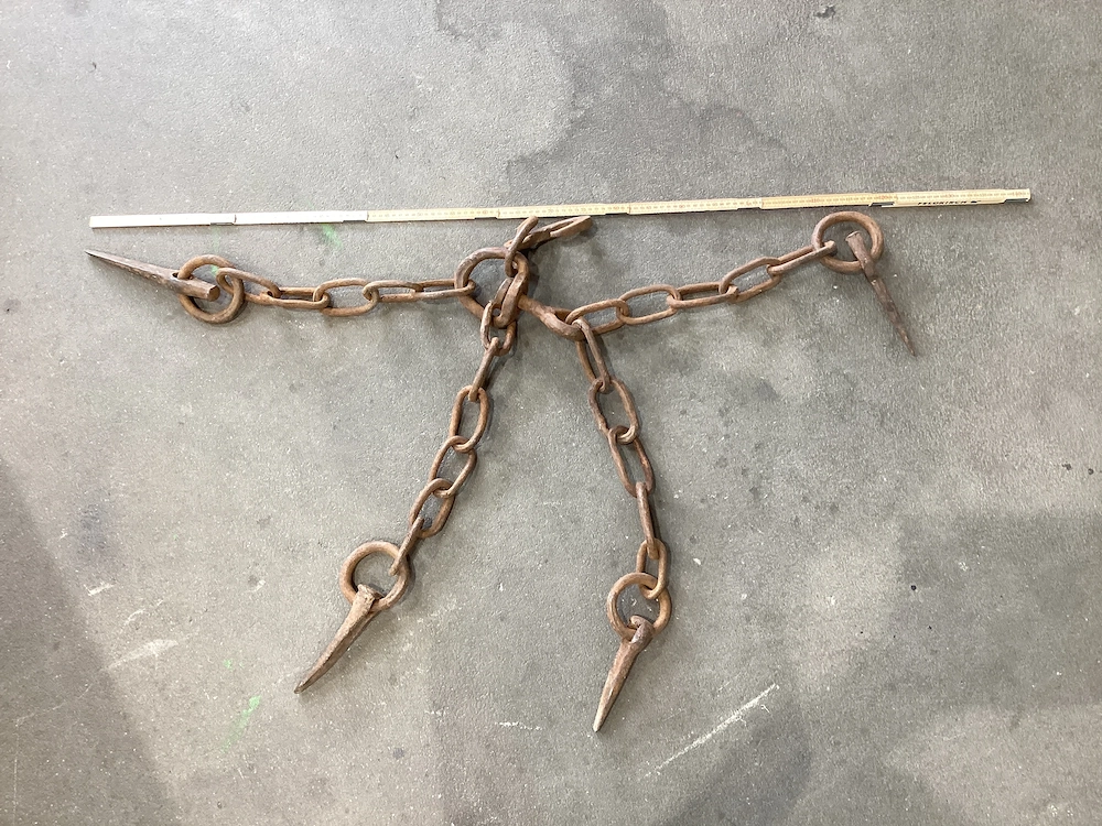 Verkaufe alte Rückekette 