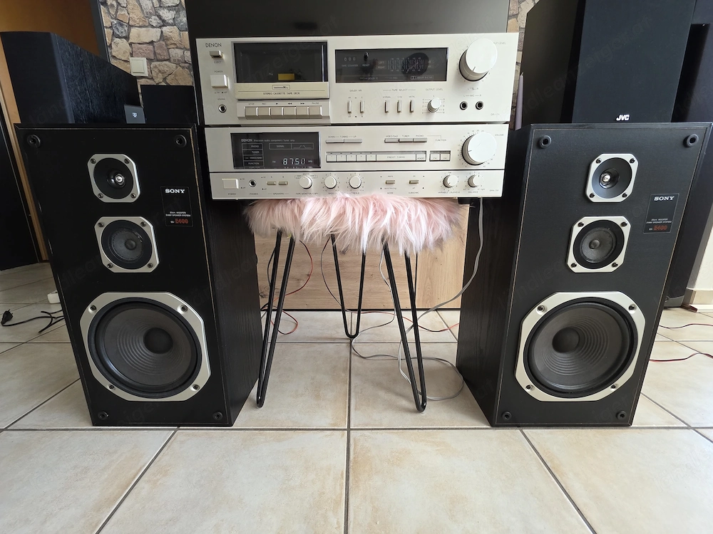 Verkauf Vintage 80's Audio Sistem Denon Sony