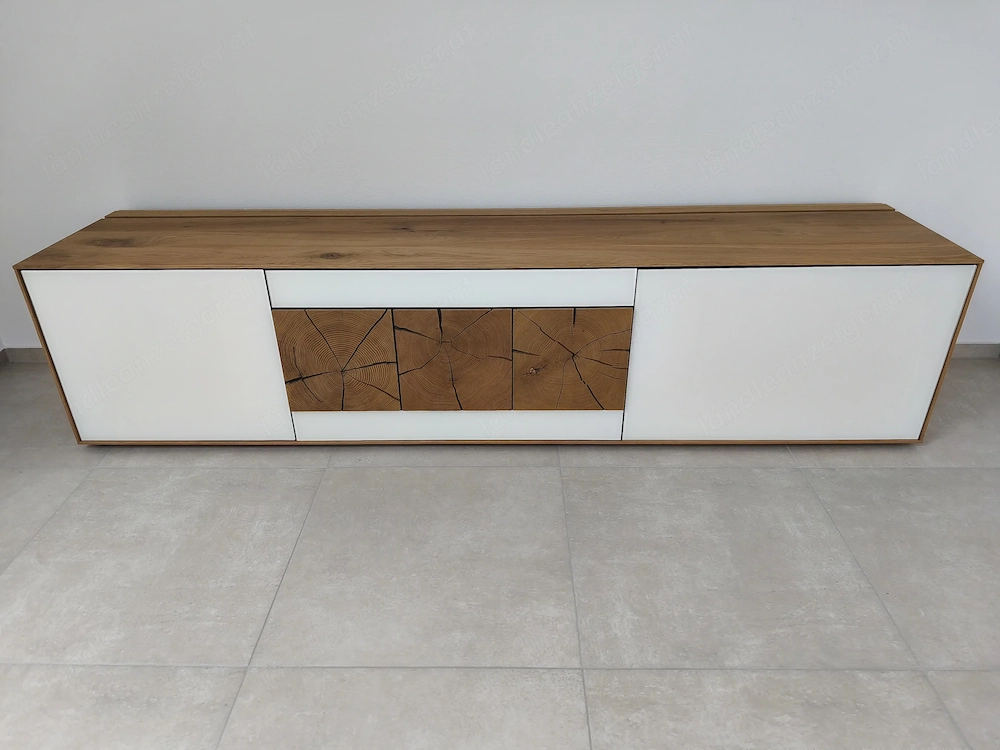 Sideboard weiße Mattglas Front