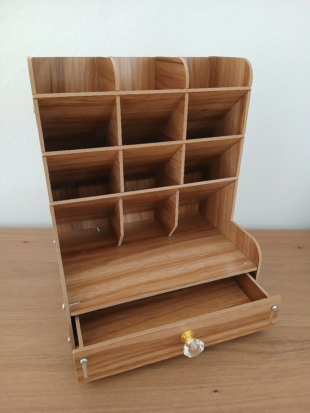 Stiftehalter mit Schublade aus Holz
