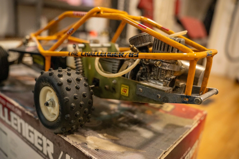 Rarität! - Thunder Tiger - The Challenger   83 - Vintage 1 8 Nitro Buggy - Komplett mit Box