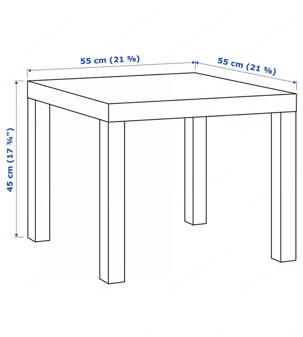 IKEA LACK Beistelltisch schwarz   wie neu