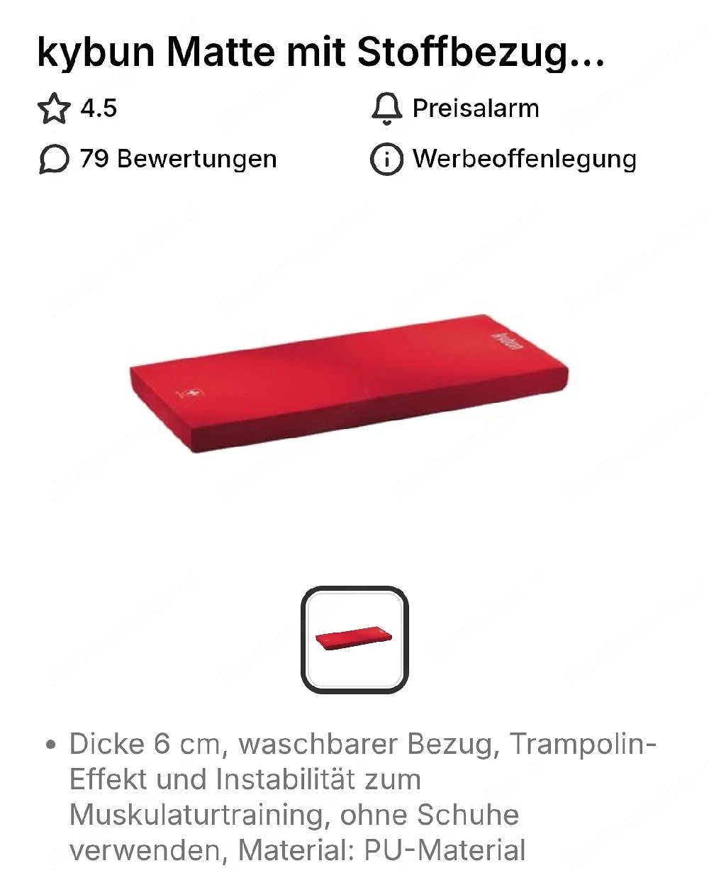 Kybun Stehmatte