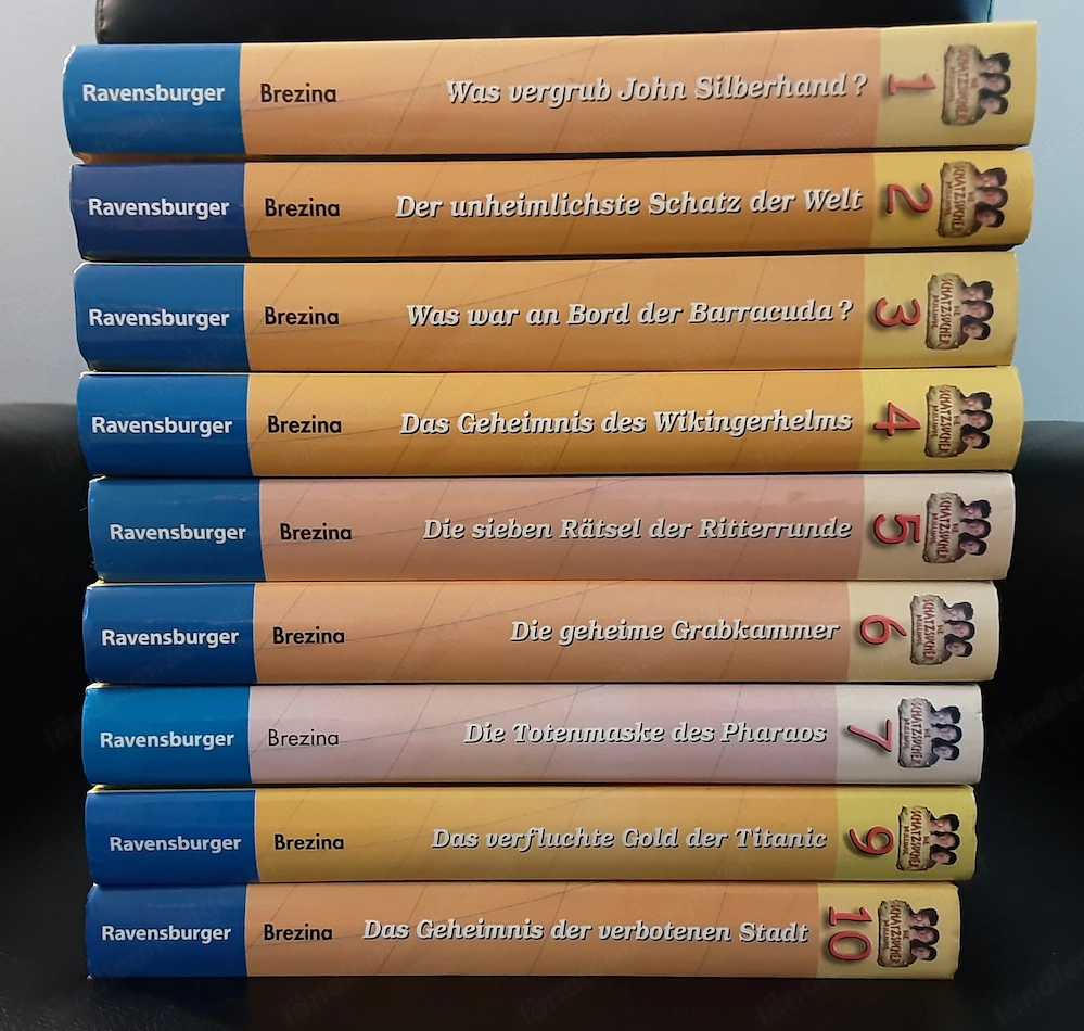 Thomas Brezina  -  Die Schatzsucher Drillinge Band 1-7  9, 10