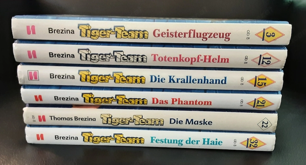 Thomas Brezina  -  Ein Fall für dich und das Tiger-Team  Band 3, 12, 15, 21, 22, 32