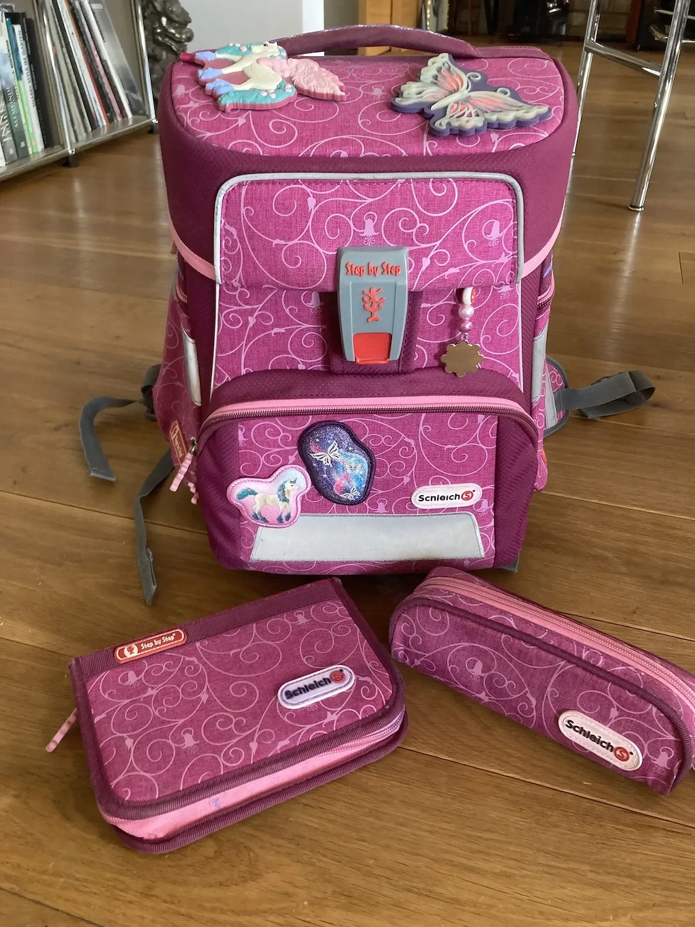 Mädchen Schultasche Step by Step inkl. Zubehör