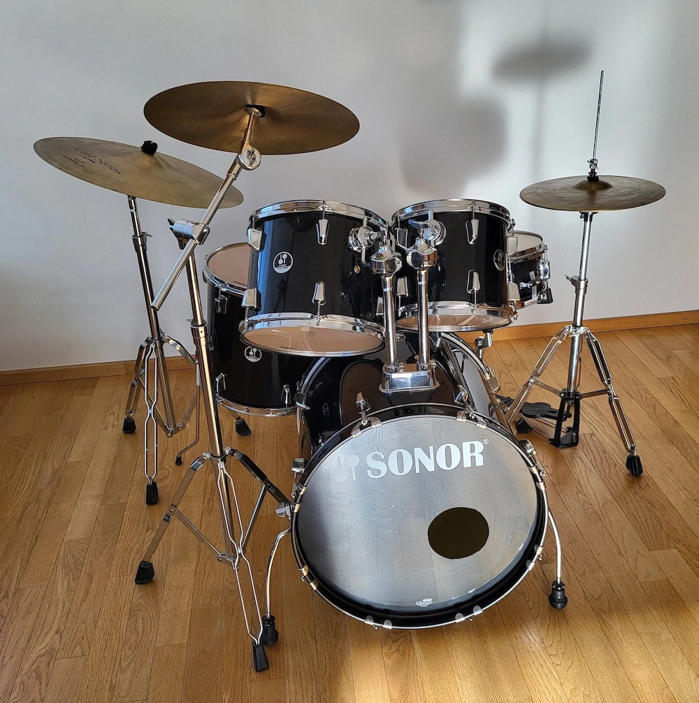 Sonor Drumset Special Edition   Schwarz, Komplettset, Einwandfreier Zustand