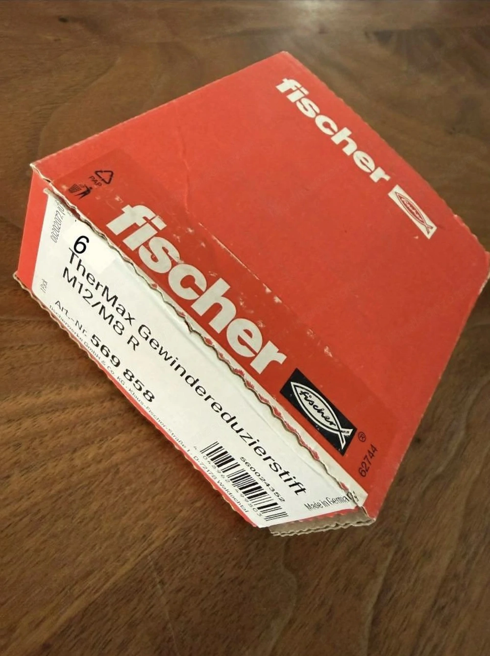 Fischer TherMax Gewindereduzierstift M12  M8 R 6Stück