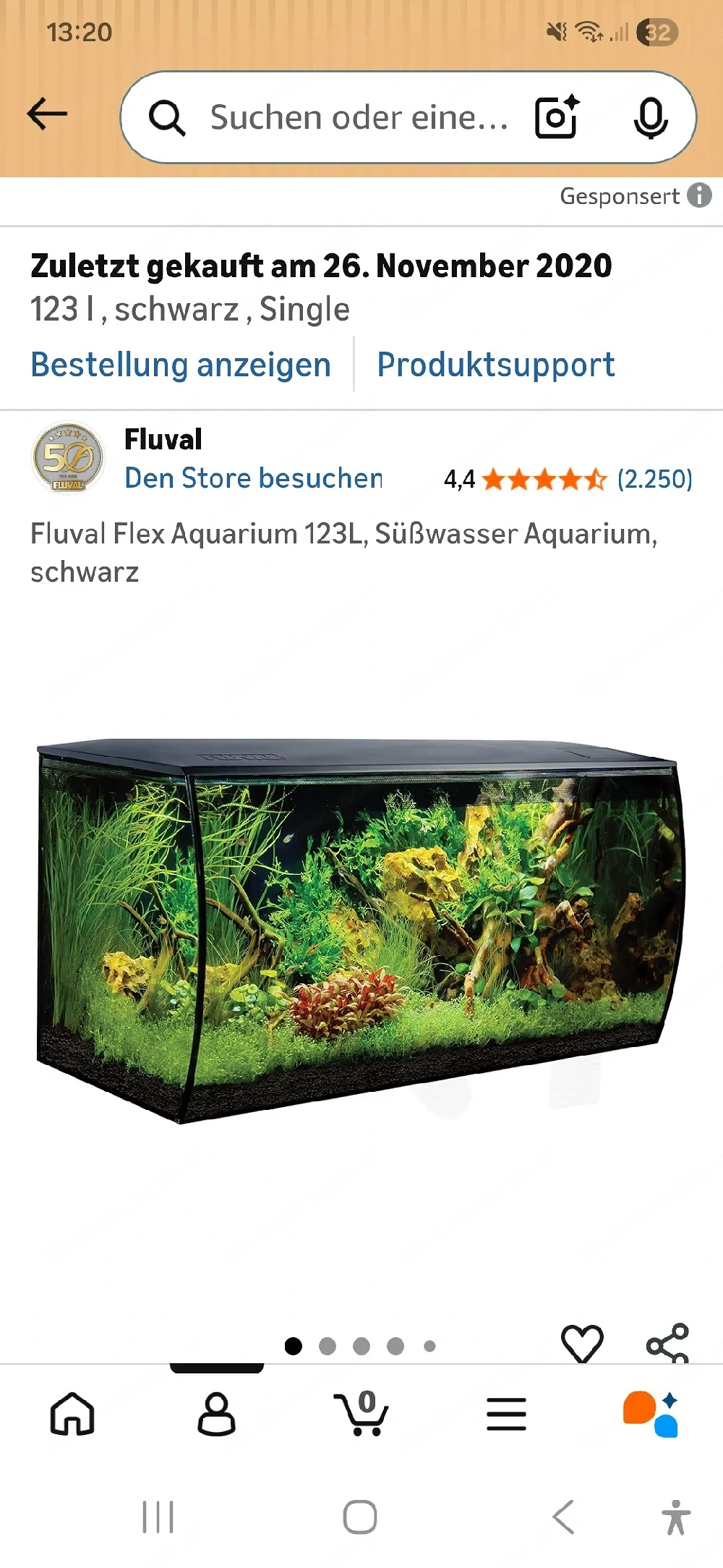 Aquarium 123l