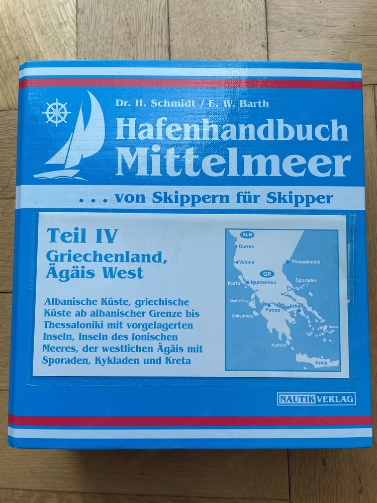 Hafenhandbuch Mittelmeer Dr. H. Schmidt   E.W. Barth