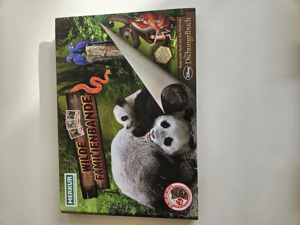 Buch Sticker Sammelalbum Merkur