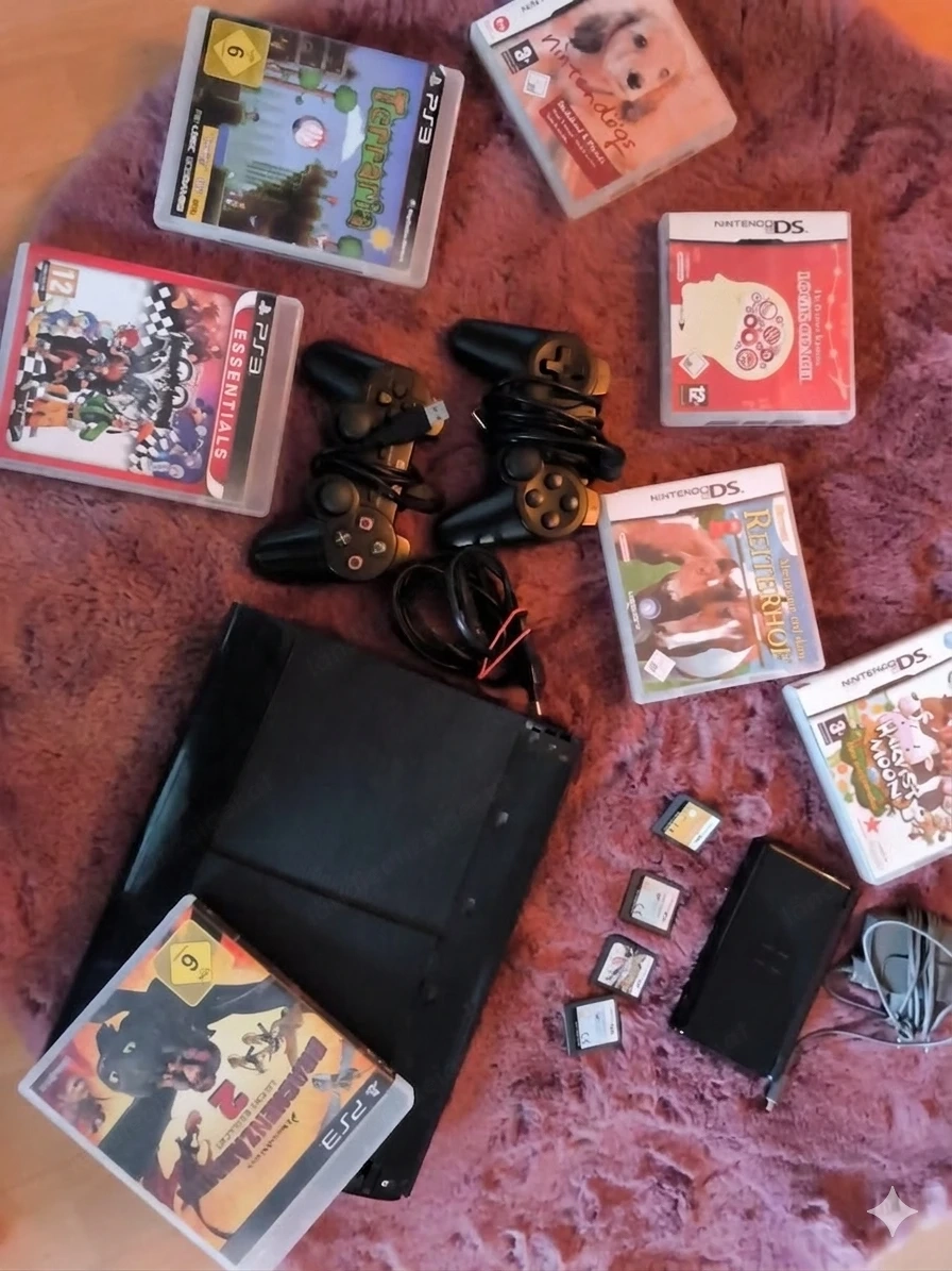  PS3 Slim + Nintendo DS Lite + Spiele   Komplettpaket oder einzeln