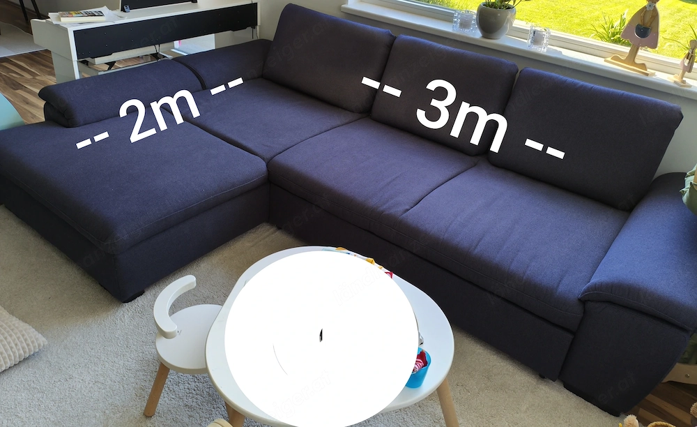 Couch Antrazit 3x2m gratis