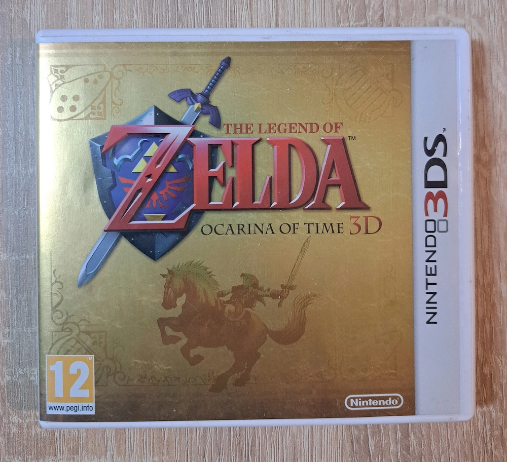 The Legend of Zelda: Ocarina of Time 3D (Nintendo 3DS) Gold-Cover Erstauflage