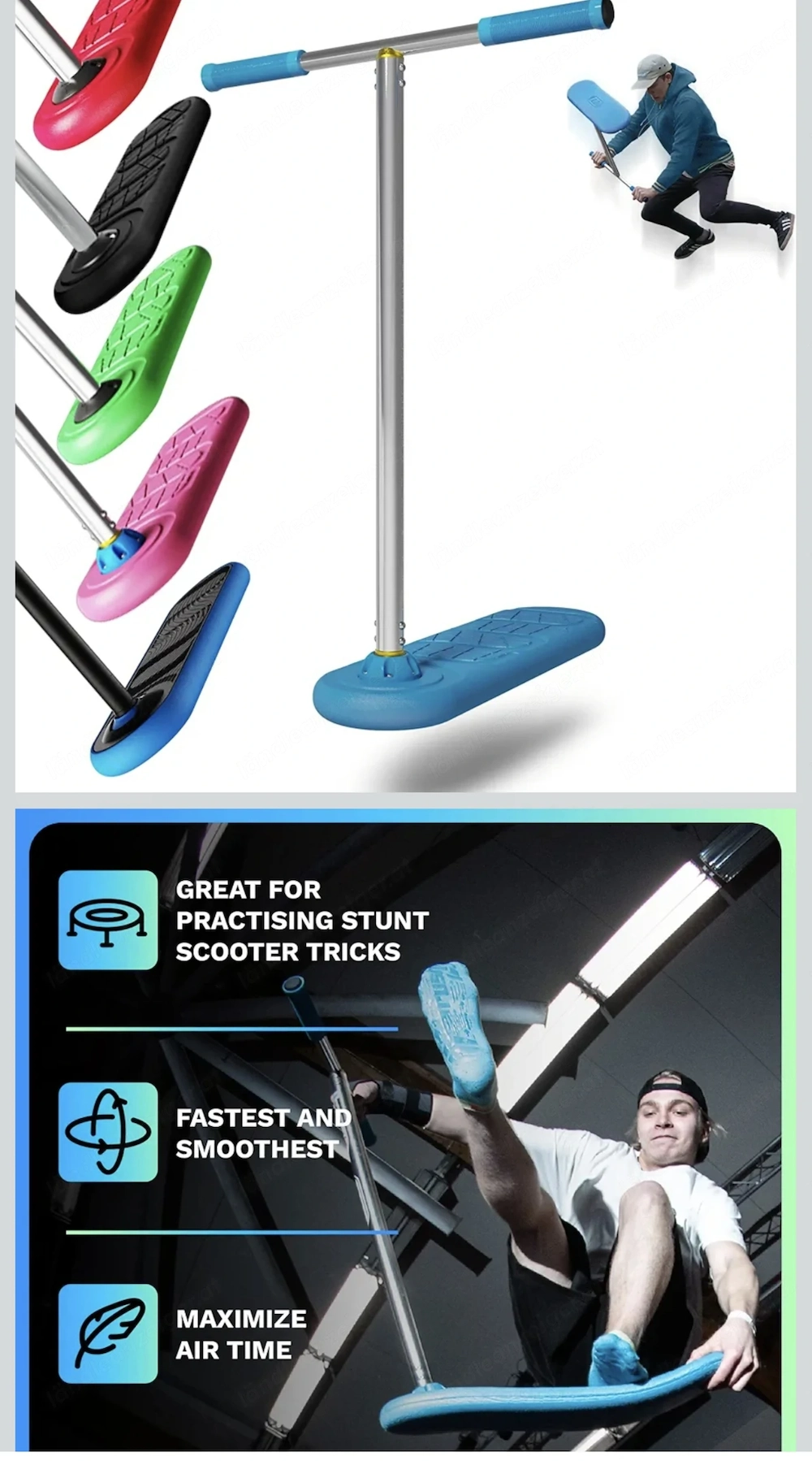 Trampolin - Trick - Scooter