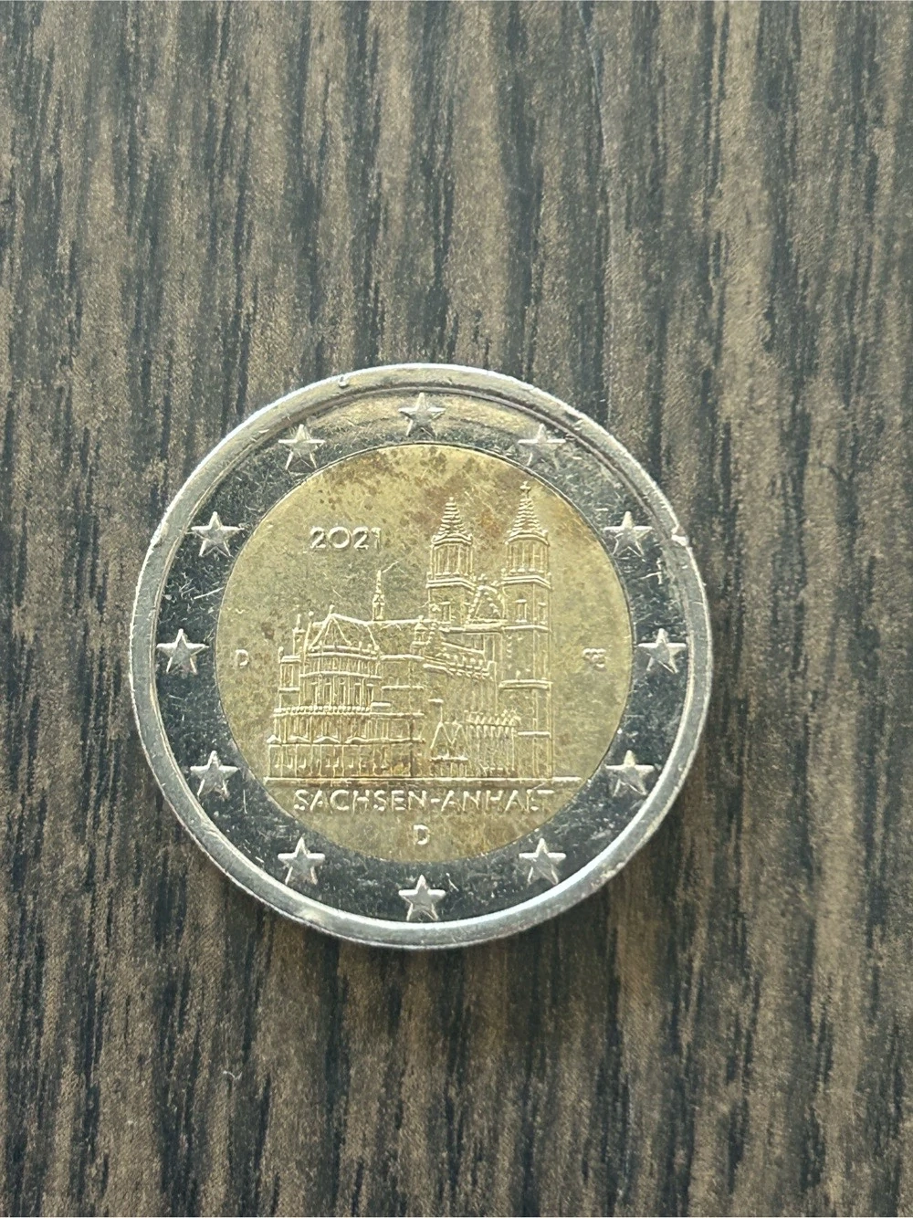 2 Euro Umlaufmünze Deutschland 2021-D