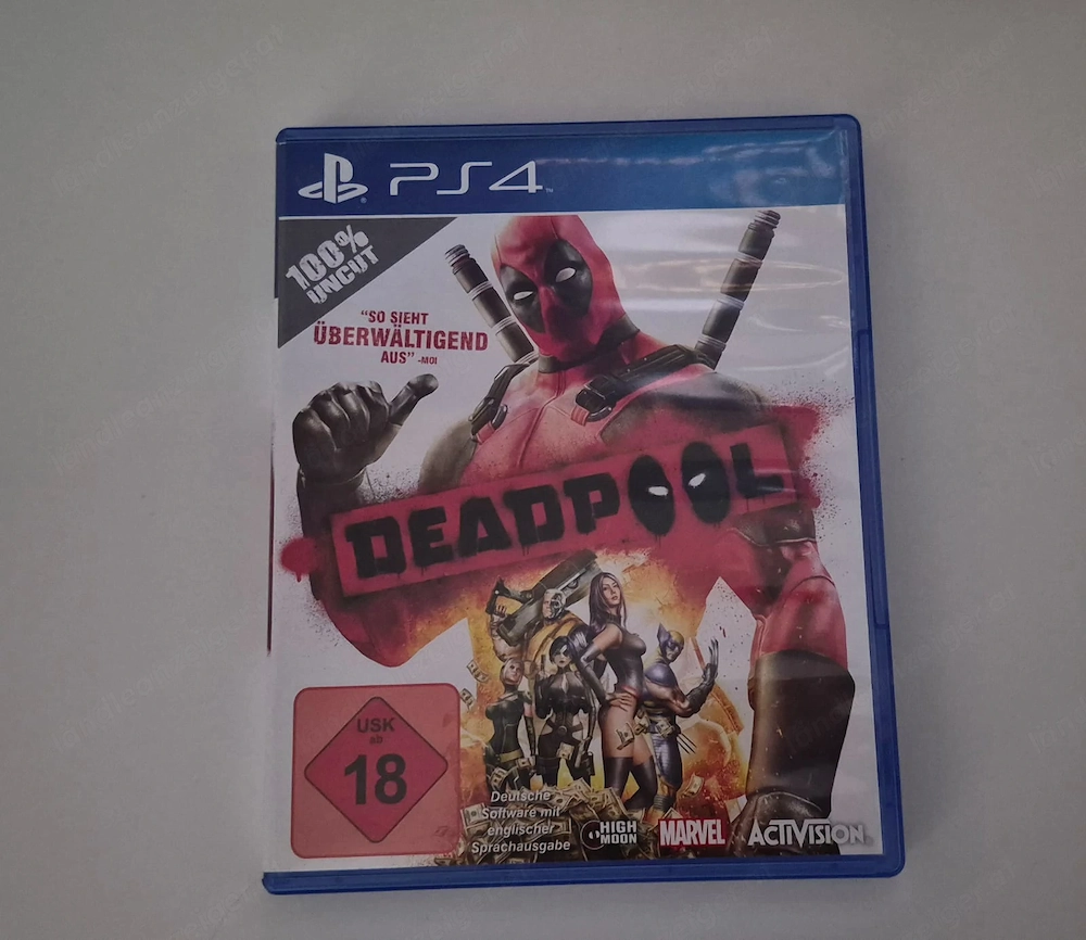 Rarität! Ps4 Deadpool game (2015)
