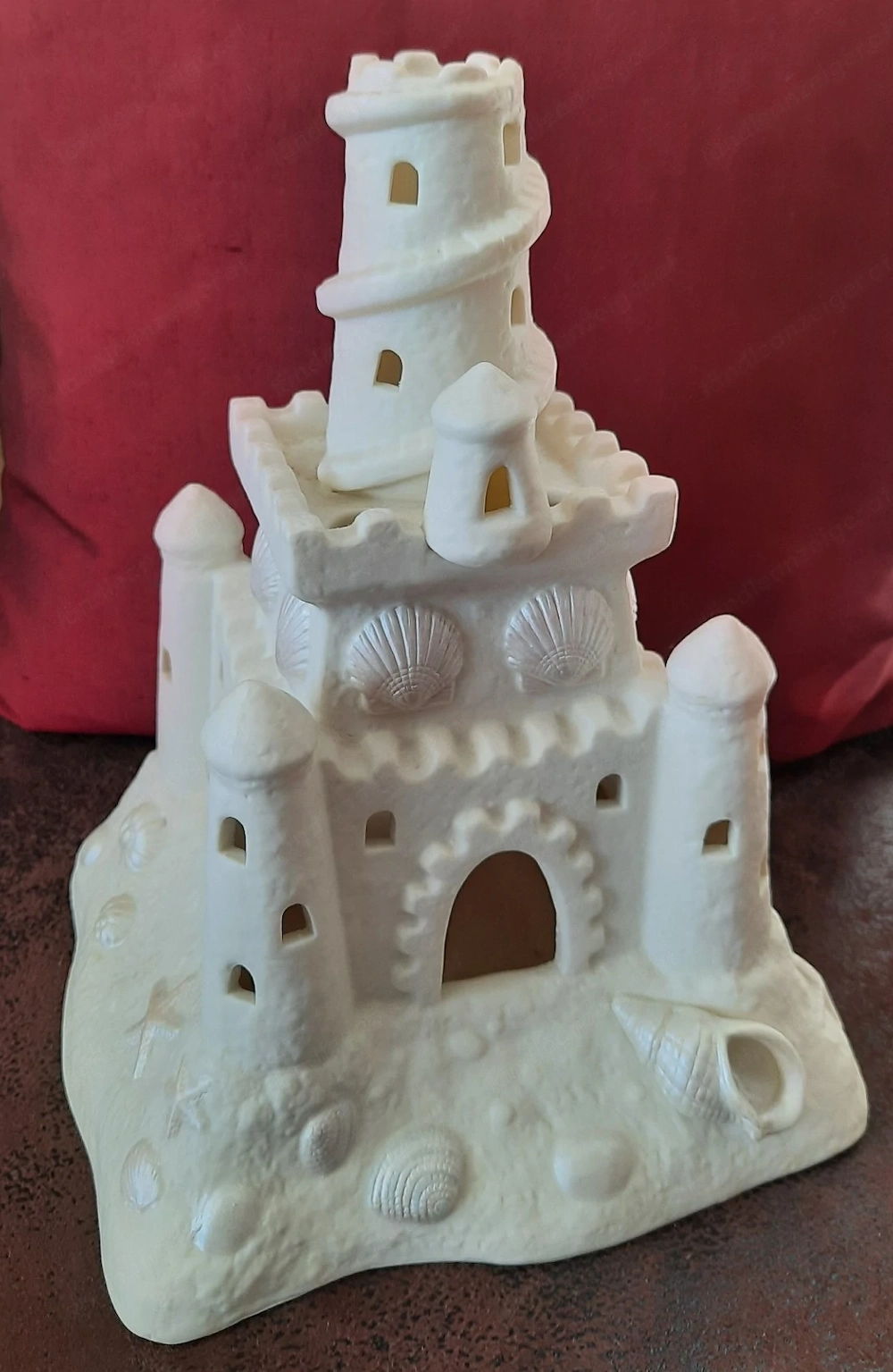 Partylite Sandburg, Biskuitporzellan - neu, unbenutzt