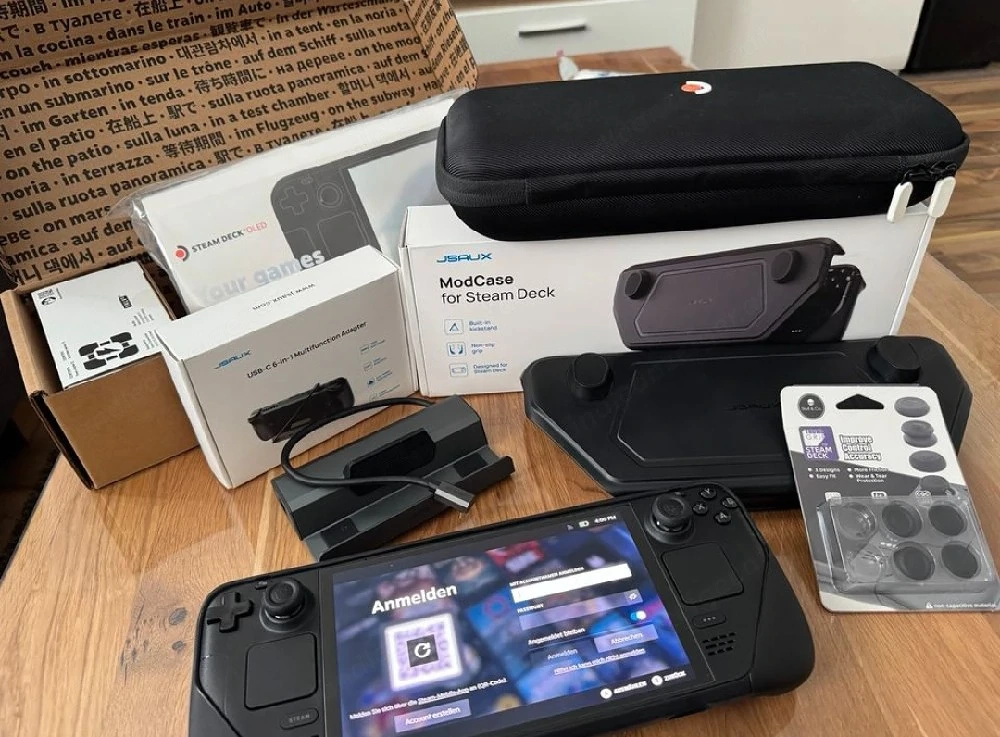 Steam Deck Oled 512GB mit Dock station 