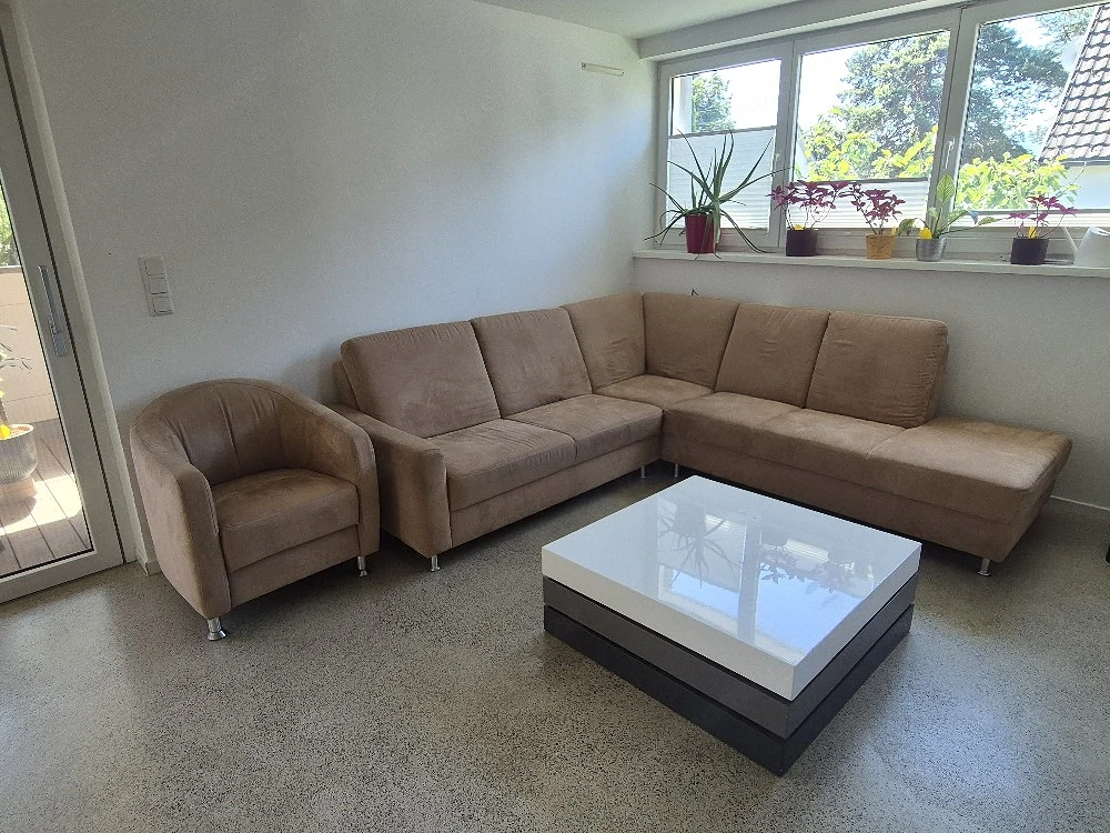 Couch hellbraun