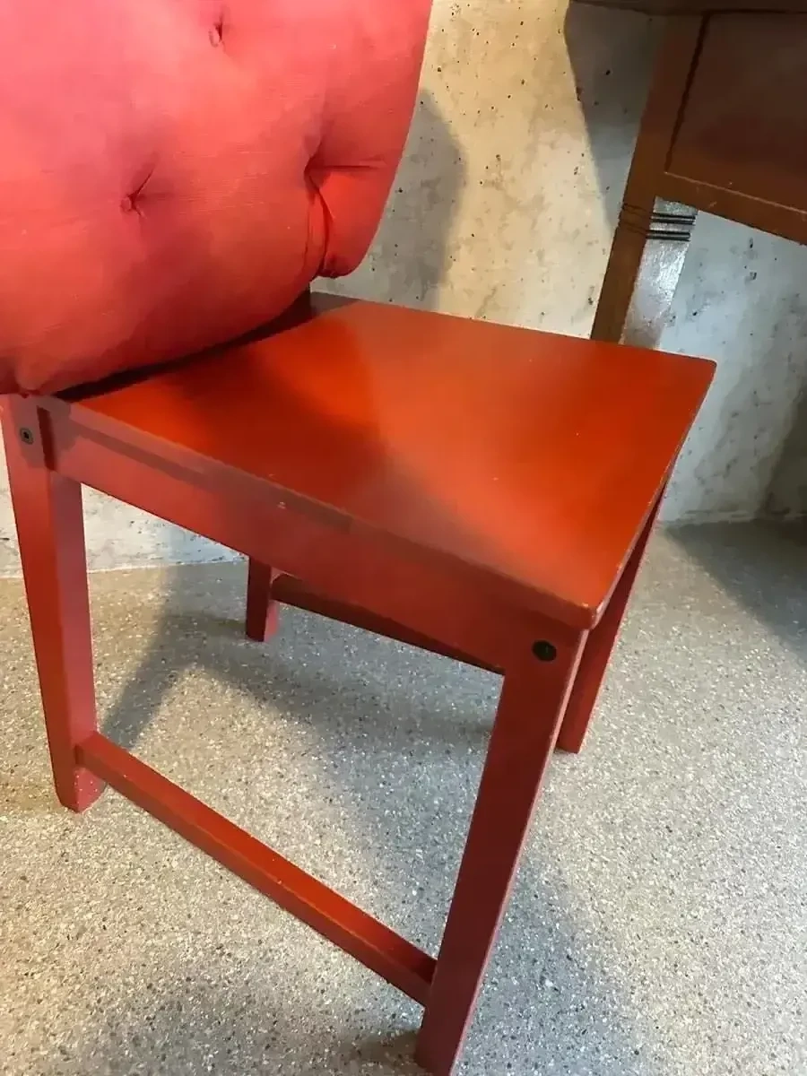 Ikea Stühle (2x Stuhl), Holz, rot - zu verschenken