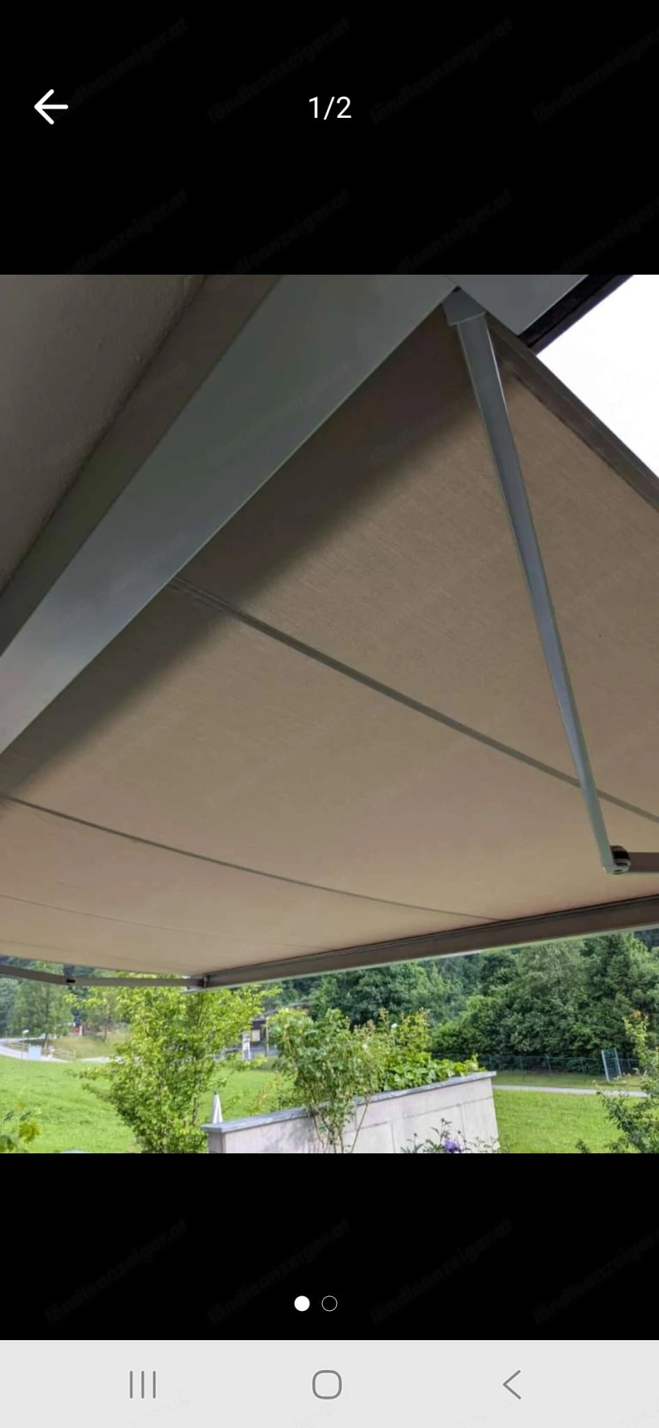 Kassettenmarkise 4200x2000mm zu verkaufen 