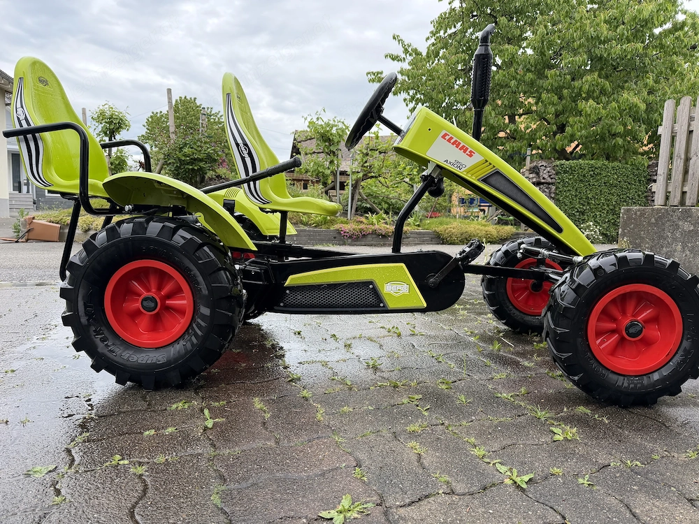 BERG Claas BFR XXL Gokart inkl. Soziussitz + Anhänger