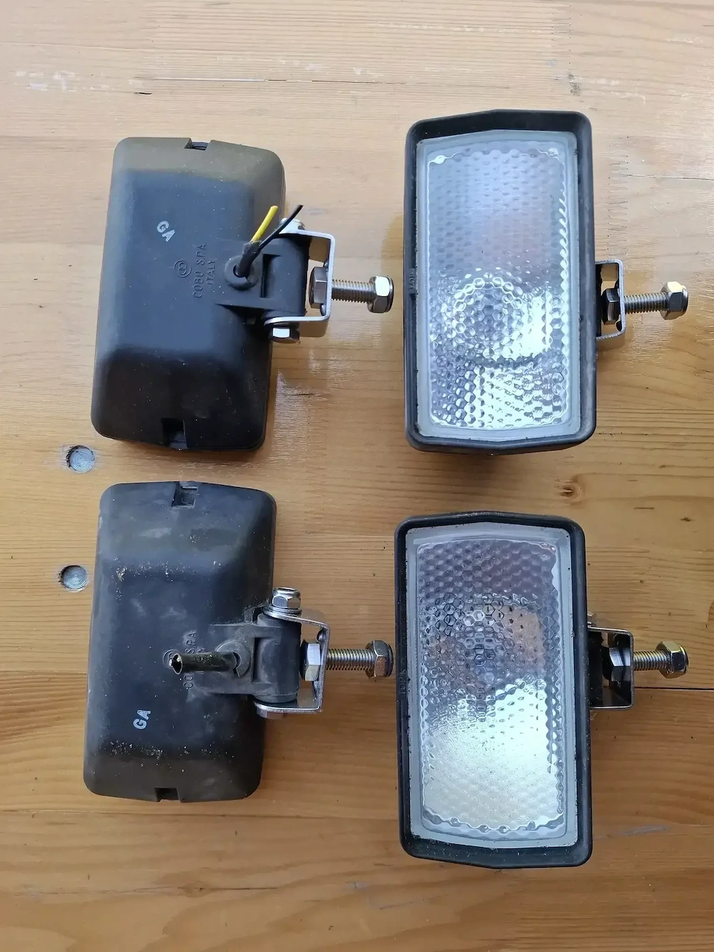 Arbeitsscheinwerfer Halogen Set mit 4 Stück
