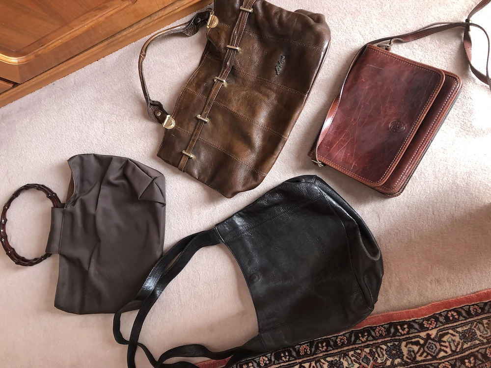 Taschen, Echtleder, neuwertig