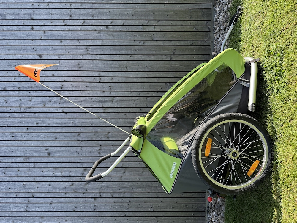 Croozer Kid for 2 - grün - 2014
