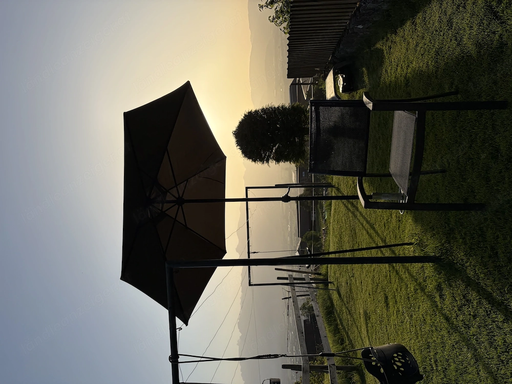 Sonnenschirm Anthrazit 270cm