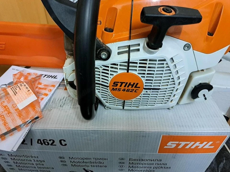 Neue Stihl MS 462 CM VW Benzin-Kettensäge mit 50 cm Schwert